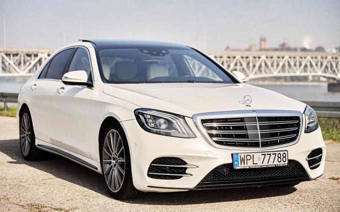 Mercedes-Benz Klasa S cena 299000 przebieg: 150000, rok produkcji 2018 z Płock małe 781